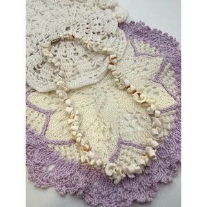Vintage Beaded Seashell Necklace